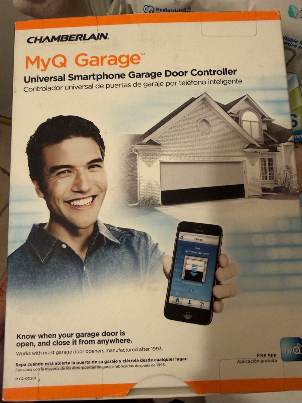 Chamberlain MyQ Garage Universal Smartphone Garage Door Controller - Black